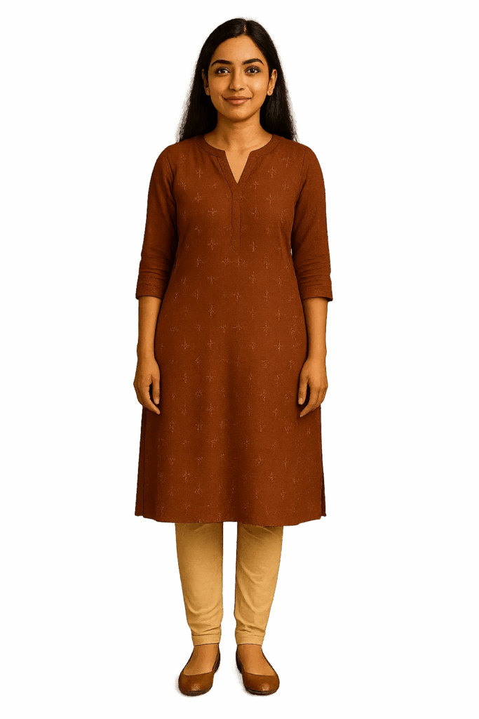 Anna Itkar standing in traditional attire sharing guidance on exams and counselling for students.